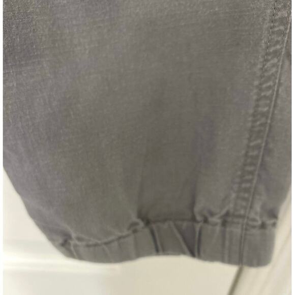 Women's Gray Jogger Pants Point Sur Linen - Picture 7 of 12